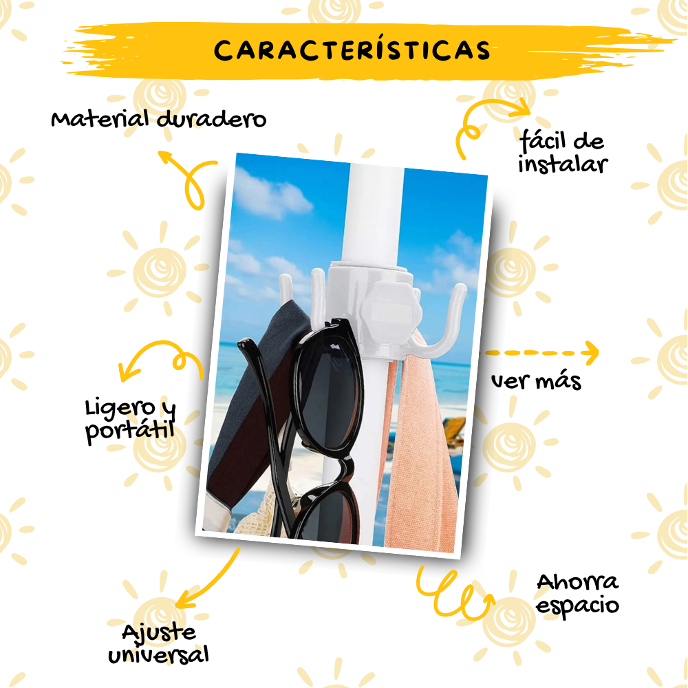 Gancho Multiusos para Sombrilla de Playa
