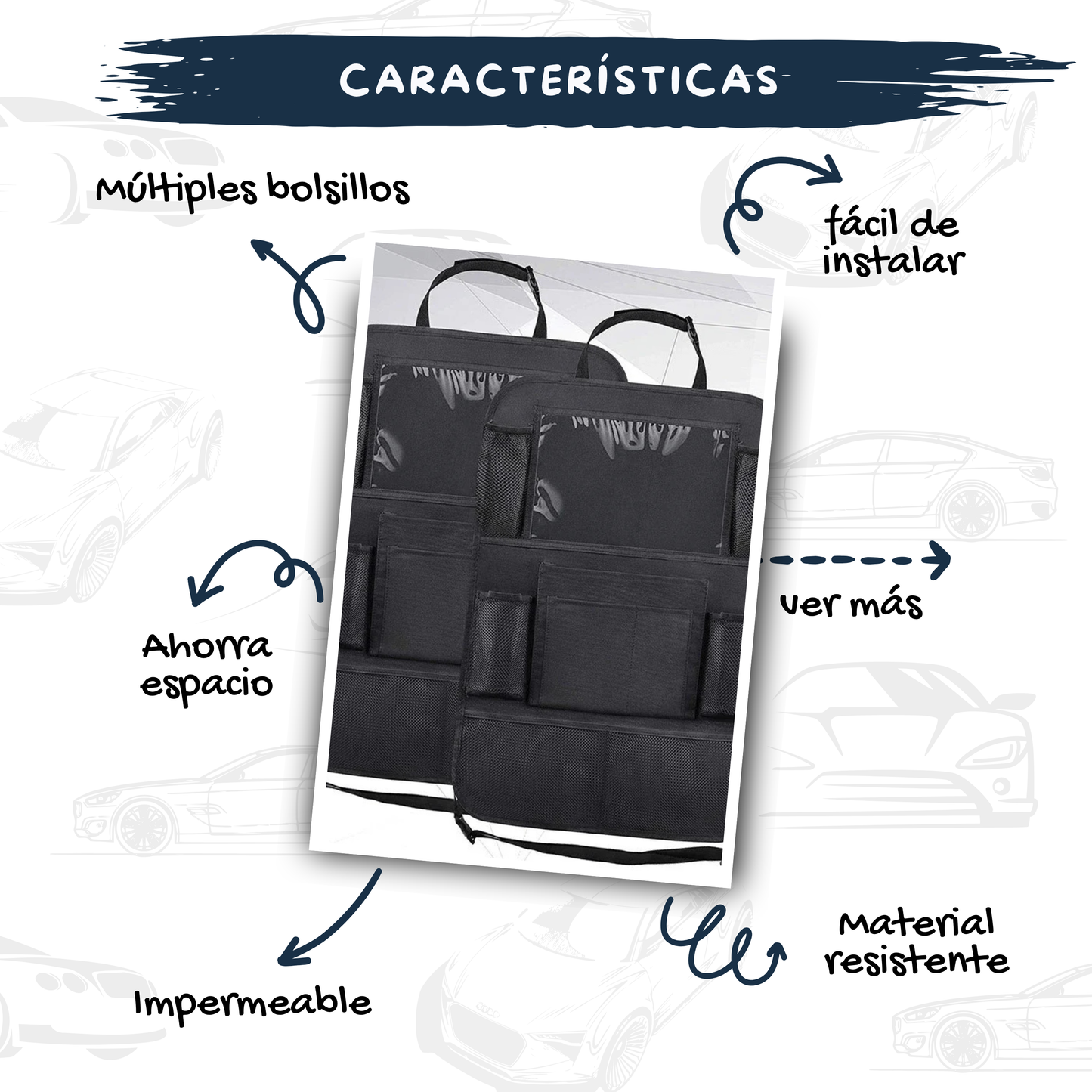 Bolso de Almacenamiento para Carro