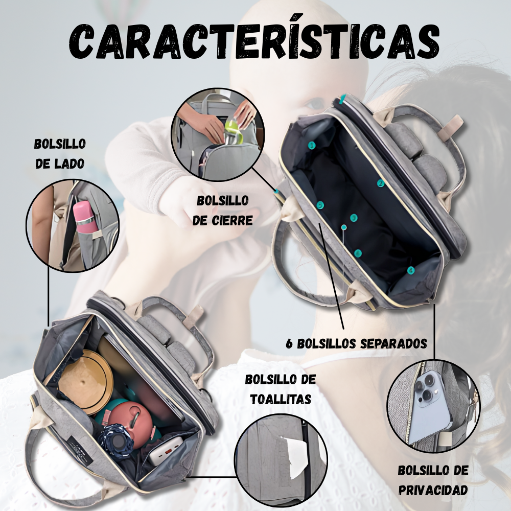 Mochila Con Pañalera