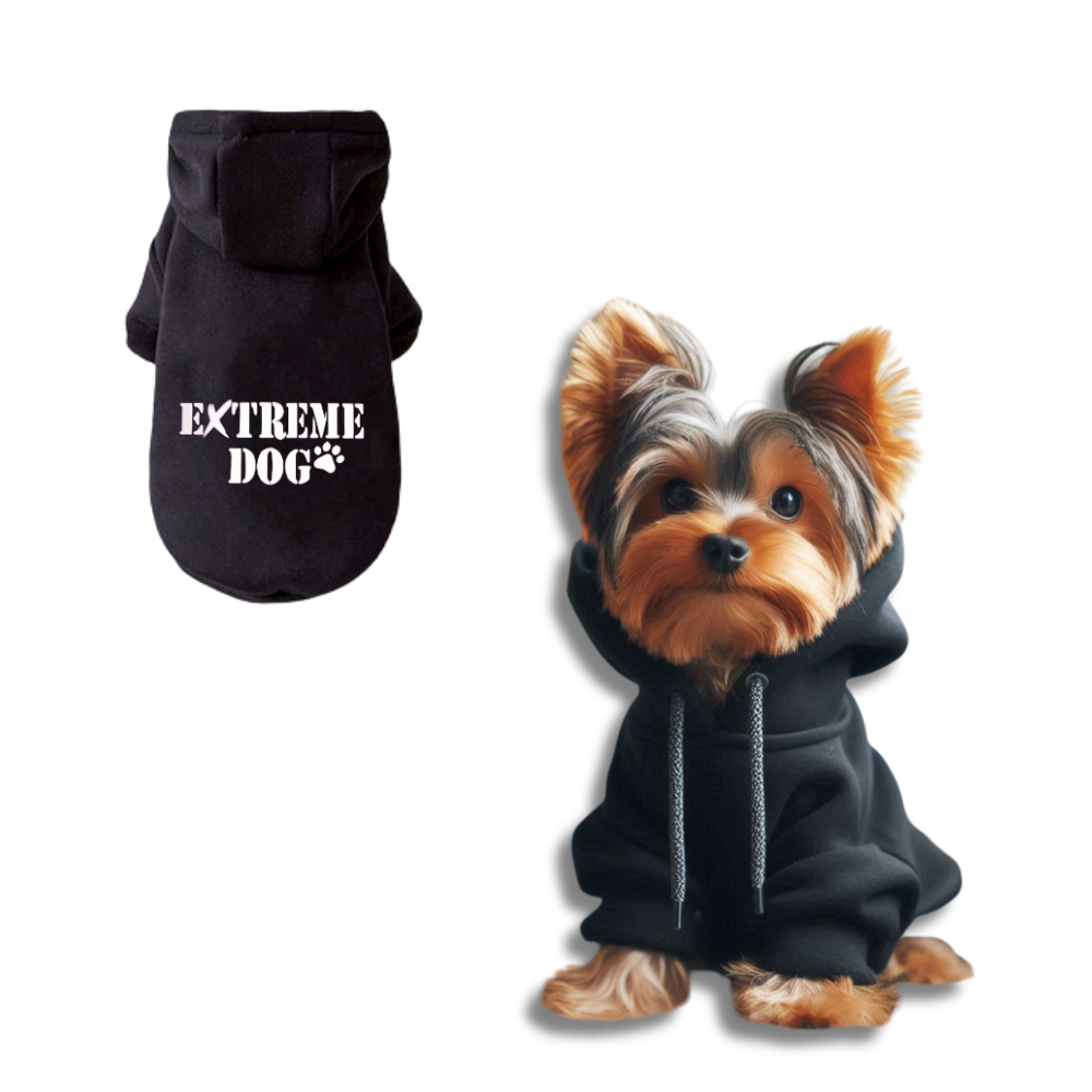 Sudaderas con capucha para perros "Black Boy"