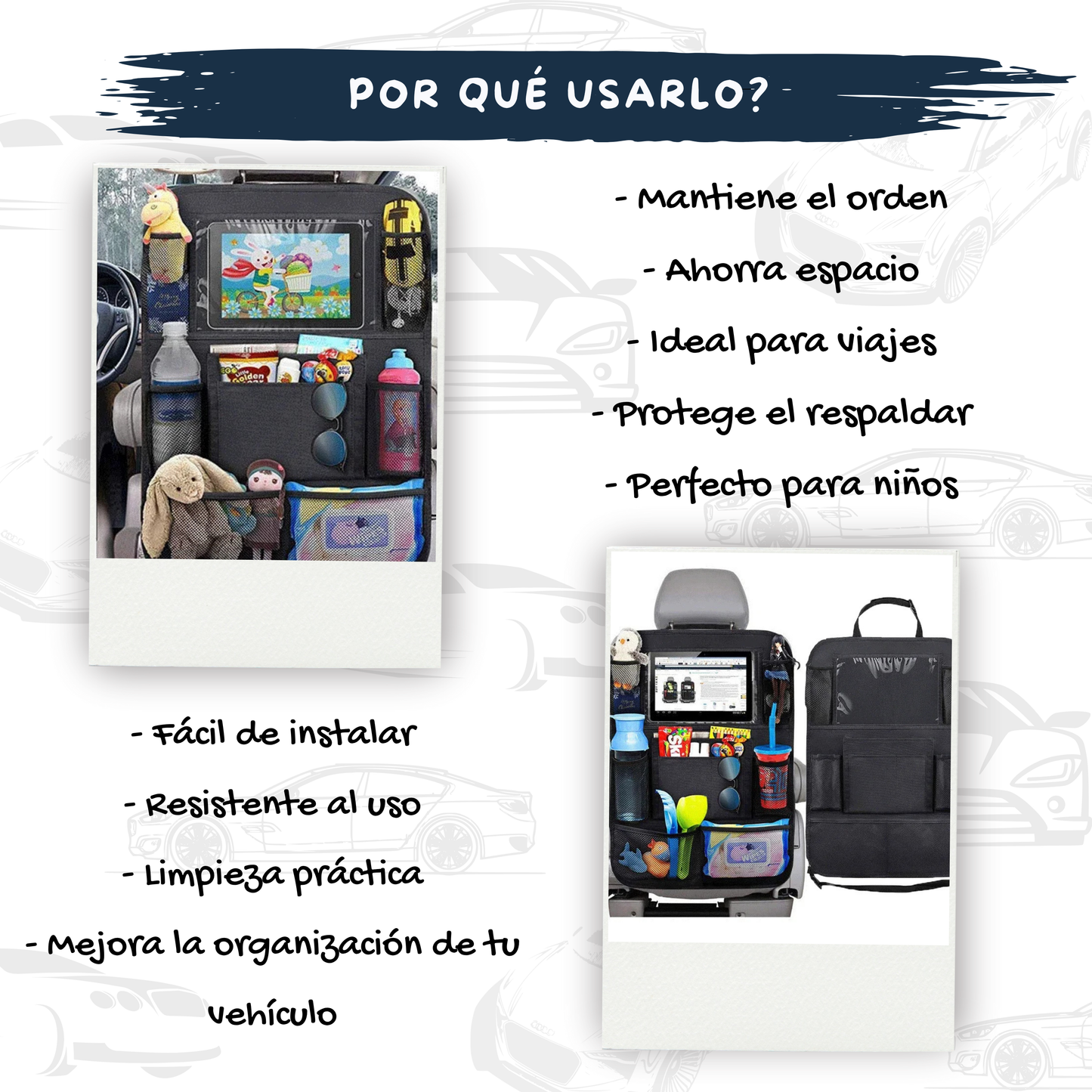 Bolso de Almacenamiento para Carro