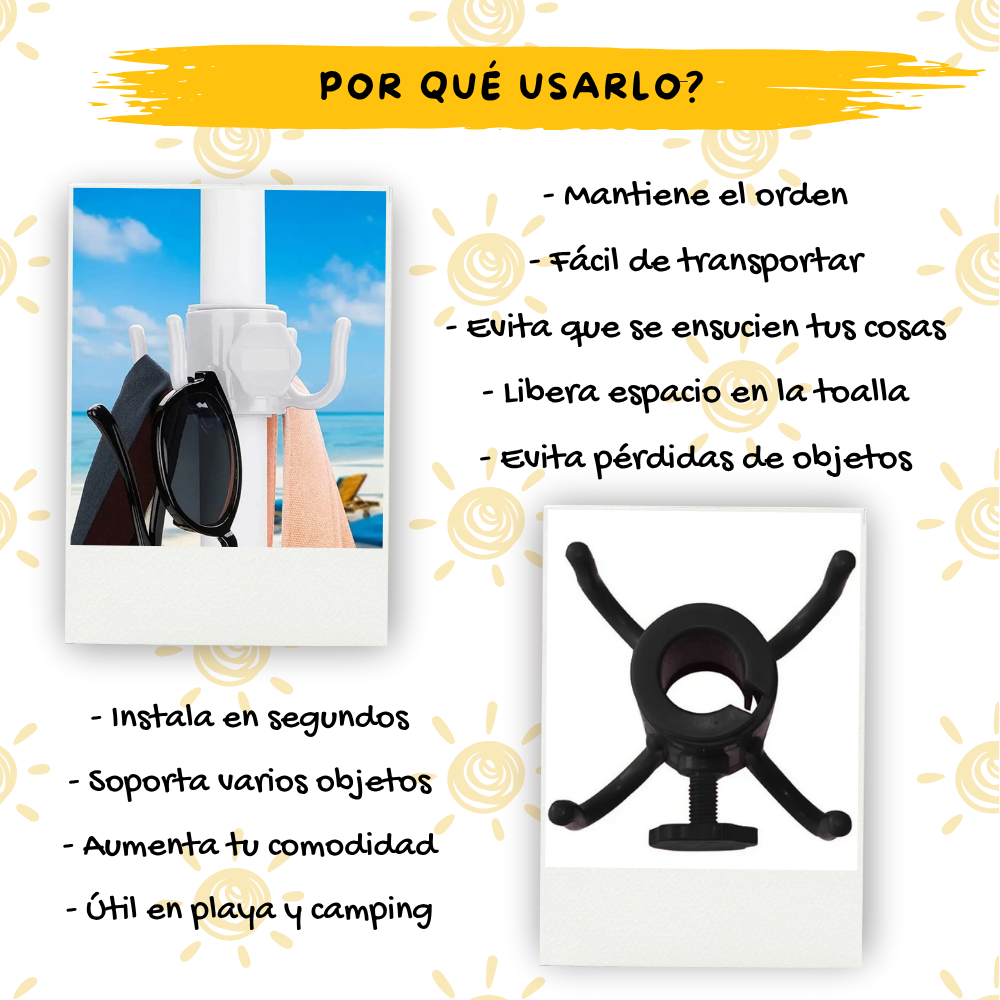 Gancho Multiusos para Sombrilla de Playa