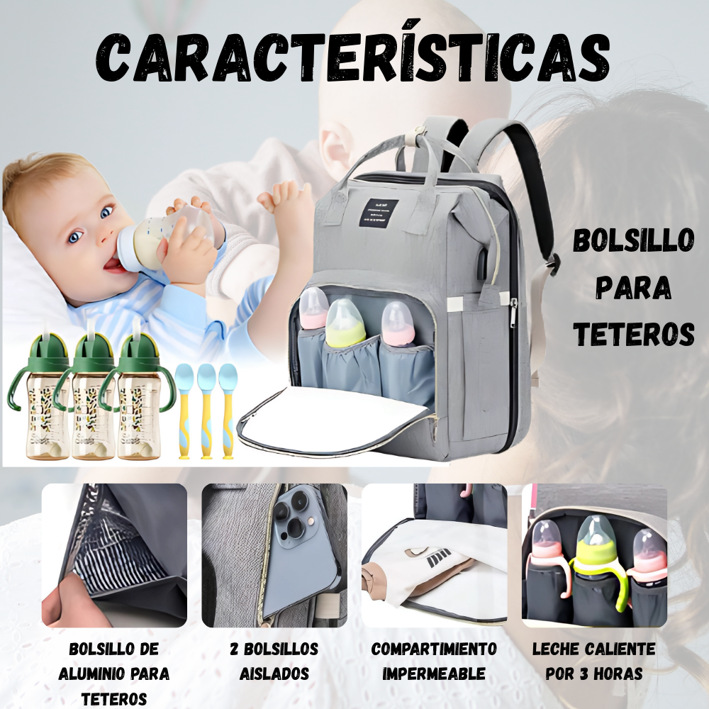Mochila Con Pañalera