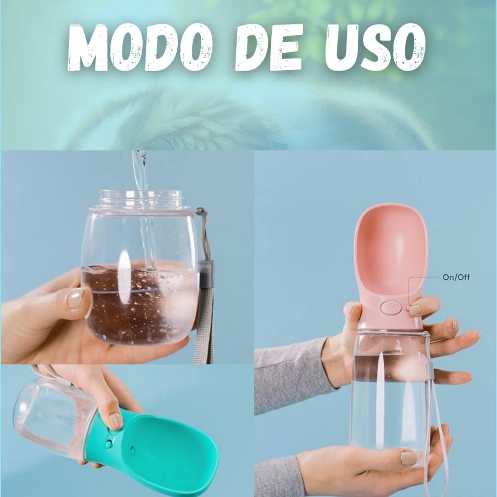 Porta Agua para Mascotas