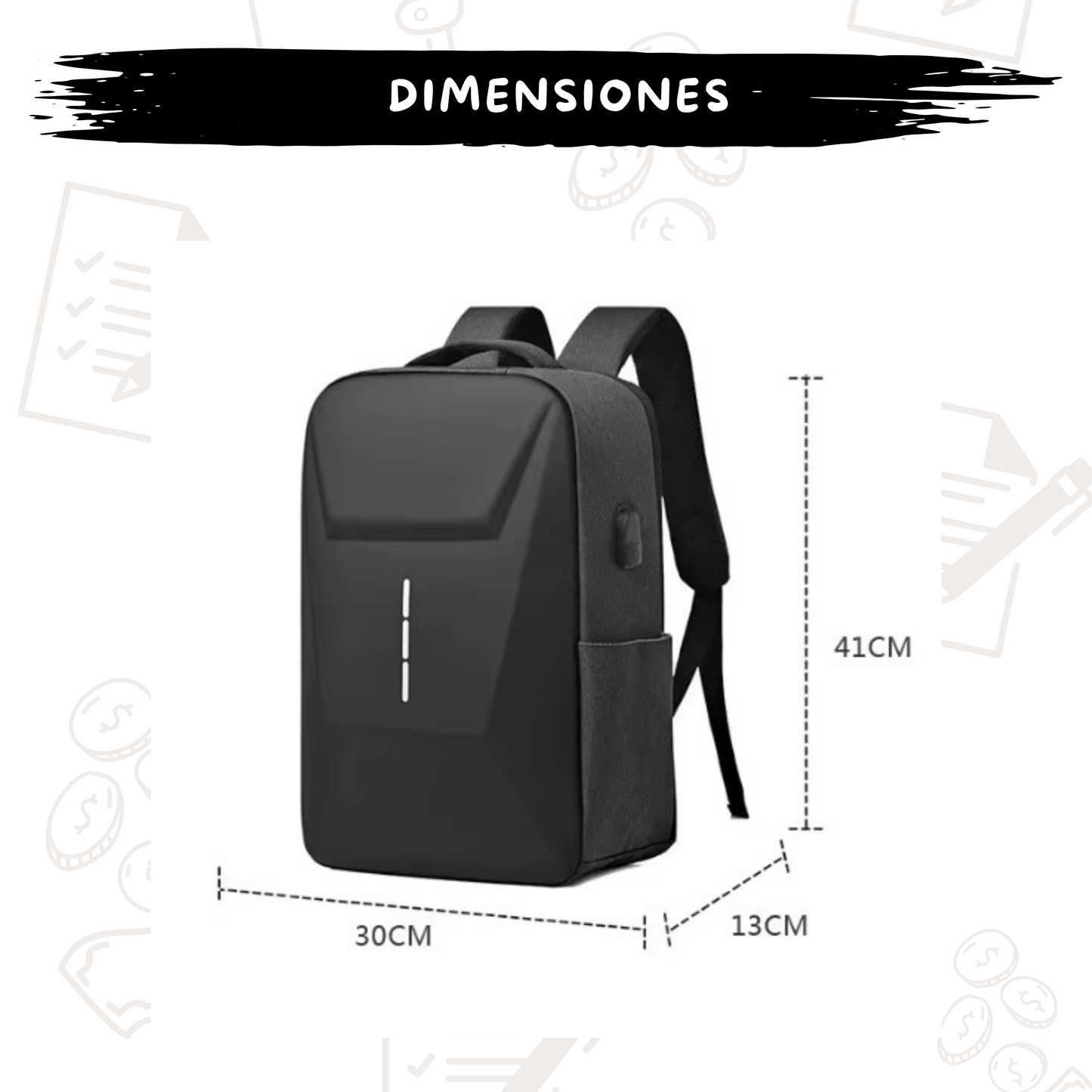 Mochila Antirrobo Con Puerto USB