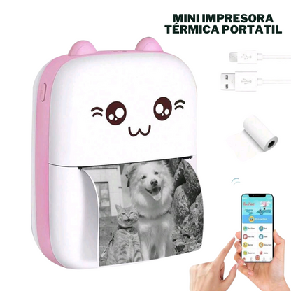 Mini Impresora  Térmica Portátil