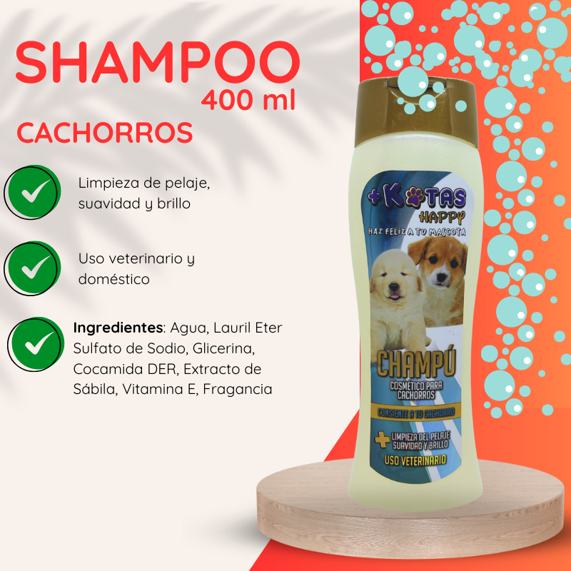 Shampoo Cachorros 400 ml