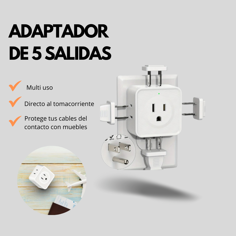 Adaptador 5 salidas