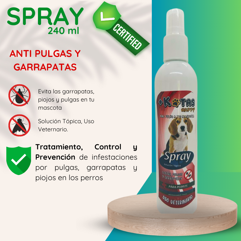 Spray Antipulgas 240 ml