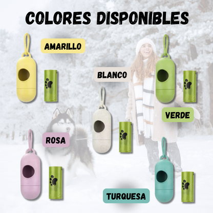 Dispensador Premium De Bolsas para Mascotas