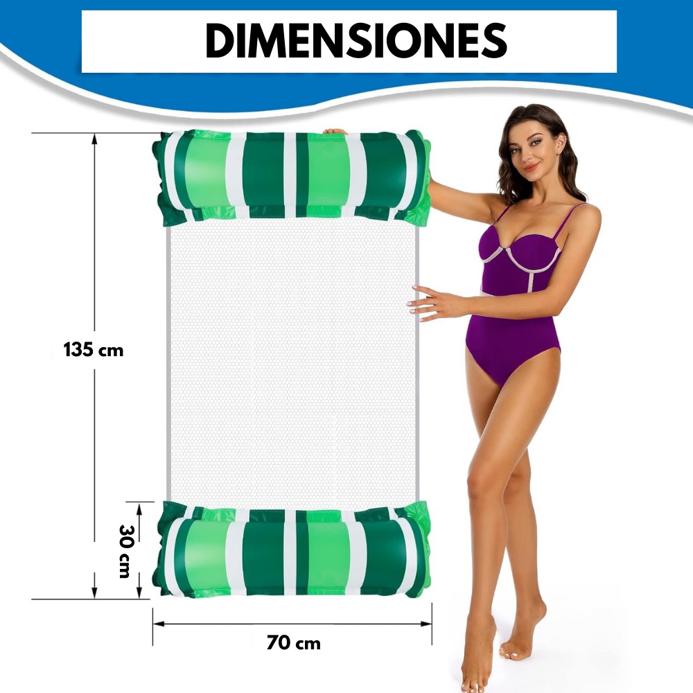 Hamaca inflable piscina