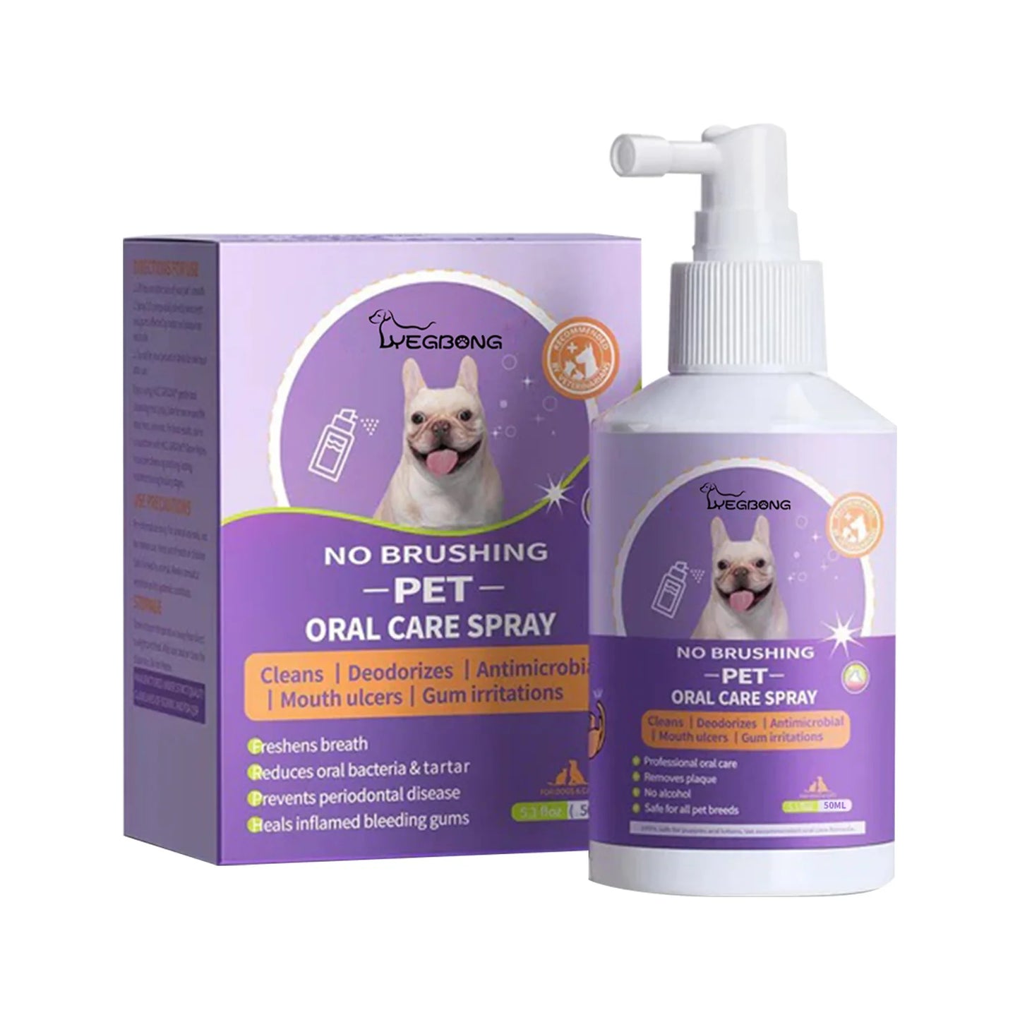 Spray dental mascotas